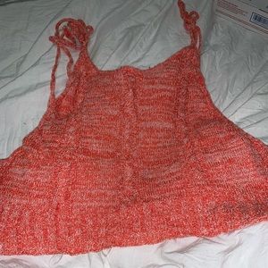 Free People Orange Tank